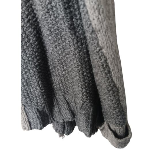 Anthropologie Sleeping On Snow Gray Cardigan Sweater Coat L Sherpa Lined - Picture 9 of 16